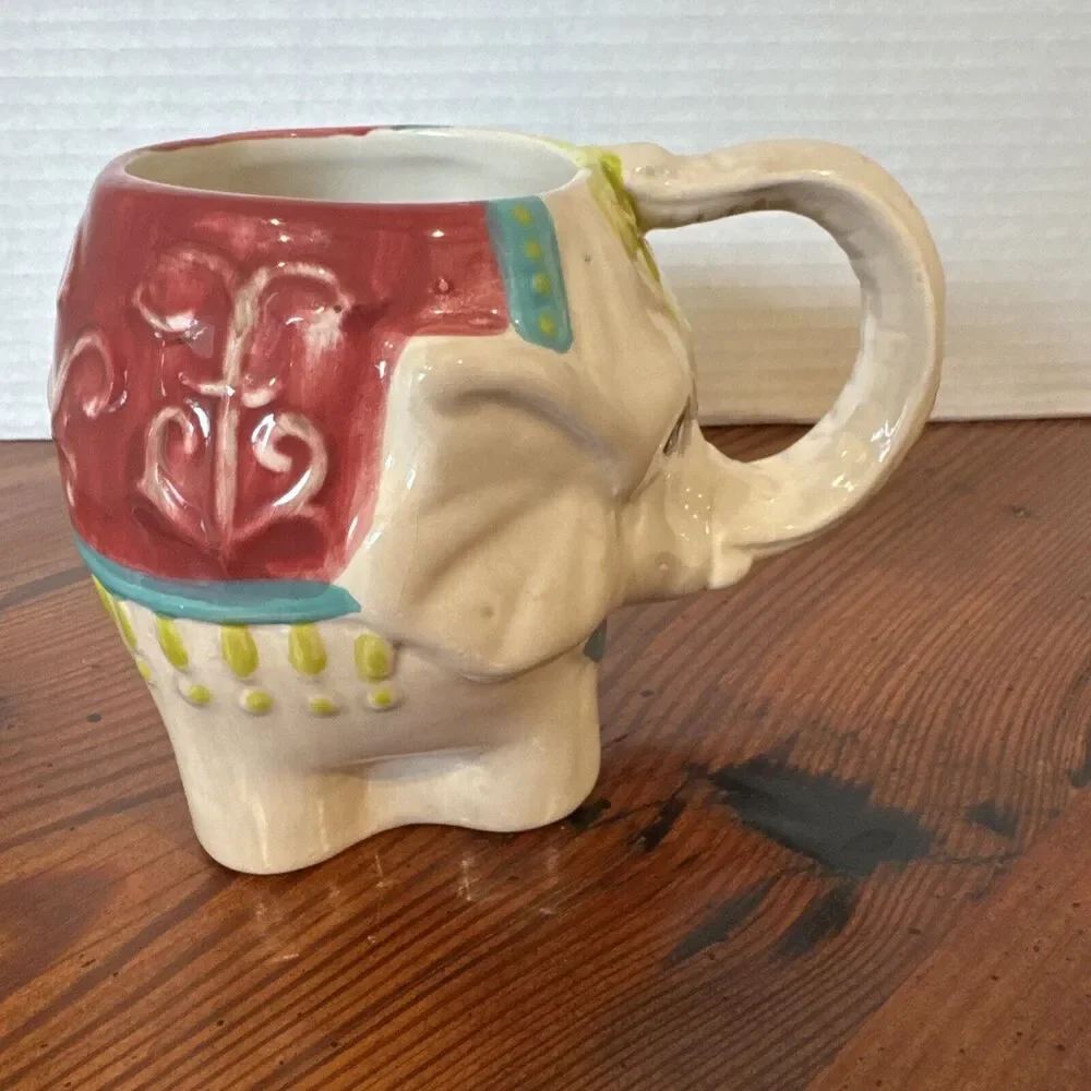 Pier One Circus Elephant Coffee Mug